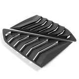 For 2016 - 2021 Chevrolet Camaro ABS Side Window Louvers Scoop Sun Shade Covers Vent -Black