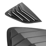 For 2017 - 2024 Mazda MX-5 Miata ABS Side Window Louvers Scoop Sun Shade Covers Vent -Black