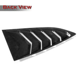 For 2017 - 2024 Mazda MX-5 Miata ABS Side Window Louvers Scoop Sun Shade Covers Vent -Carbon Fiber Look