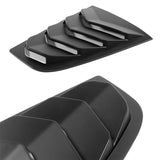 For 2003 - 2008 Nissan 350Z ABS Side Window Louvers Scoop Sun Shade Covers Vent -Black