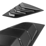 For 2009 - 2020 Nissan 370Z ABS Side Window Louvers Scoop Sun Shade Covers Vent -Black