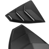 For 2022 - 2024 Subaru WRX 4-DR/Sedan ABS Side Window Louvers Scoop Sun Shade Covers Vent -Black