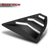 For 2022 - 2024 Subaru WRX 4-DR/Sedan ABS Side Window Louvers Scoop Sun Shade Covers Vent -Black