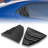 For 2022 - 2024 Subaru WRX 4-DR/Sedan ABS Side Window Louvers Scoop Sun Shade Covers Vent -Black