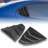 For 2022 - 2024 Subaru WRX 4-DR/Sedan ABS Side Window Louvers Scoop Sun Shade Covers Vent -Carbon Fiber Look