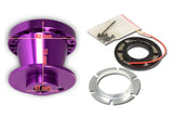 For 1991 - 1996 Nissan Sentra Steering Wheel 6-Bolt HUB Adapter -Purple Aluminum