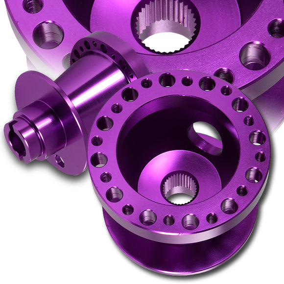 For 1994 - 2001 Acura Integra Steering Wheel 6-Bolt HUB Adapter -Purple T-6061 Aluminum