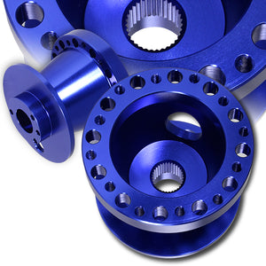 For Toyota Camry / Celica / MR2 / Supra Steering Wheel 6-Bolt HUB Adapter -Blue T-6061 Aluminum