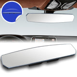 W-Power 400mm Wide Universal Interior Clip On Largest Visibility Panoramic Rear View Mirror -Clear Tint Convex