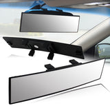 Broadway 300MM Wide Universal Interior Clip On Largest Visibility Panoramic Rear View Mirror -Clear Tint Convex