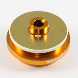 NRG Steering Wheel 6-Bolt Gold Short HUB Adapter For Civic / Integra / Prelude -SRK-110H-RG