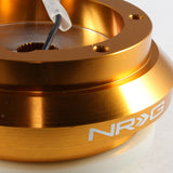 NRG Steering Wheel 6-Bolt Gold Short HUB Adapter For Civic / Integra / Prelude -SRK-110H-RG