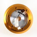 NRG Steering Wheel 6-Bolt Gold Short HUB Adapter For Civic / Integra / Prelude -SRK-110H-RG