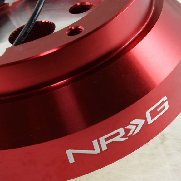 NRG Steering Wheel 6-Bolt Red Short HUB Adapter For Nissan Altima / Maxima / Sentra -SRK-140H-RD