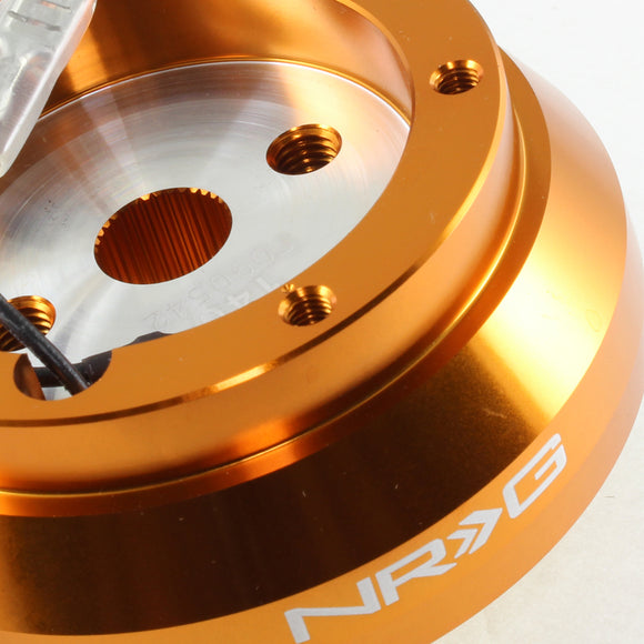 NRG Steering Wheel 6-Bolt Gold Short HUB Adapter For Nissan Altima / Maxima / Sentra -SRK-140H-RG