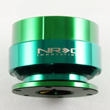 NRG Green Ball Lock Aluminum 6-Bolt Steering Wheel Gen 2.0 Quick Release Adapter -SRK-200GN