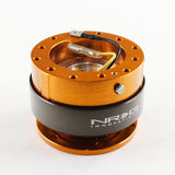 NRG Rose Gold / Gunmetal Ball Lock 6-Bolt Steering Wheel Gen 2.0 Quick Release Adapter -SRK-200RG