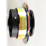 NRG Neo Chrome Ball Lock 6-Bolt Steering Wheel Gen 2.5 Quick Release Adapter -SRK-250BK-MC