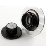 NRG Black / White Ball Lock 6-Bolt Steering Wheel Gen 2.5 Quick Release Adapter -SRK-250BK-WH