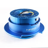 NRG Blue Ball Lock 6-Bolt Steering Wheel Gen 2.5 Quick Release Adapter -SRK-250BL