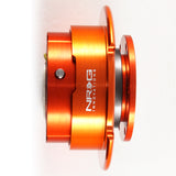 NRG Orange Ball Lock Aluminum 6-Bolt Steering Wheel Gen 2.5 Quick Release Adapter -SRK-250OR