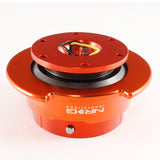 NRG Orange Ball Lock Aluminum 6-Bolt Steering Wheel Gen 2.5 Quick Release Adapter -SRK-250OR