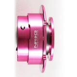 NRG Pink Ball Lock Aluminum 6-Bolt Steering Wheel Gen 2.5 Quick Release Adapter -SRK-250PK