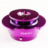 NRG Purple Ball Lock Aluminum 6-Bolt Steering Wheel Gen 2.5 Quick Release Adapter -SRK-250PP