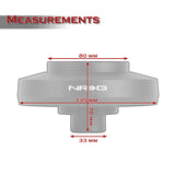 NRG For 2009 - 2019 Fiat 500 6-Bolt Steering Wheel Short HUB Adapter -SRK-F50H