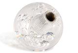 W-Power Manual Transmission Gear Stick Universal 60mm Shift Knob Grip -Clear Diamond Crystal Bubble