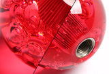 W-Power Manual Transmission Gear Stick Universal 60mm Shift Knob Grip -Red Diamond Crystal Bubble