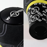 W-Power Ultra Manual Transmission Gear Stick Alcantara Wrapped Aluminum Shift Knob Grip -Black