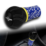 W-Power Ultra Manual Transmission Gear Stick Alcantara Wrapped Aluminum Shift Knob Grip -Blue