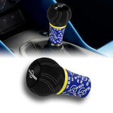 W-Power Ultra Manual Transmission Gear Stick Alcantara Wrapped Aluminum Shift Knob Grip -Blue