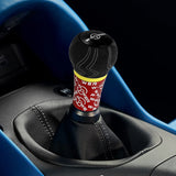 W-Power Ultra Manual Transmission Gear Stick Alcantara Wrapped Aluminum Shift Knob Grip -Red