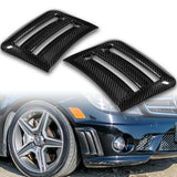 For 2008 - 2011 Mercedes-Benz C63 AMG W04 Front Bumper Side Air Duct Vents Caliper 2-pcs -Real Carbon Fiber