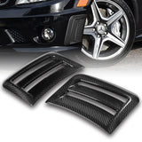 For 2008 - 2011 Mercedes-Benz C63 AMG W04 Front Bumper Side Air Duct Vents Caliper 2-pcs -Real Carbon Fiber