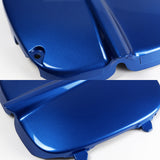 Fog Light Lamp Front Bumper Bezel Covers Cap For 1997 - 2001 Subaru Impreza STi GC8 GF8 -Blue ABS