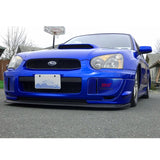 Fog Light Lamp Front Bumper Bezel Covers Cap For 2004 - 2005 Subaru Impreza WRX STi -Blue