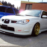 Fog Light Lamp Front Bumper Bezel Covers Cap For 2006 - 2007 Subaru Impreza WRX STi -White