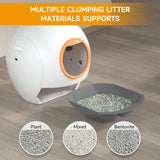 Self Cleaning Cat Litter Box: ELS PET Hands-Off 60L Extra Large Cat Litter Box, Odor Eliminating Smart Litter Box with APP Control, 2.4Ghz WiFi Only, Automatic Cat Litter Box for Multiple Cats (Orange)