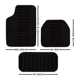 Universal JDM Bride Racing Fabric Black Hybrid Floor Mats Interior Carpets 5PCS