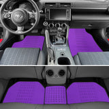 Universal JDM Bride Racing Fabric Purple Hybrid Floor Mats Interior Carpets 5PCS