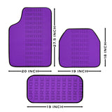 Universal JDM Bride Racing Fabric Purple Hybrid Floor Mats Interior Carpets 5PCS