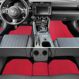 Universal JDM Bride Racing Fabric Red Hybrid Floor Mats Interior Carpets 5PCS