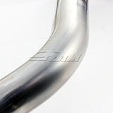 4" Rainbow Tip Muffler Stainless Steel Catback Exhaust System For 2001 2002 2003 2004 2005 Honda Civic EX 2DR / 4DR 1.7L