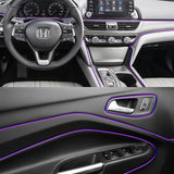 Purple Interior Edge Gap Line Moulding Trim Molding Strip Auto Car Décor - 32.8 ft