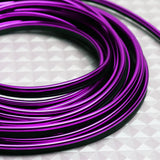 Purple Interior Edge Gap Line Moulding Trim Molding Strip Auto Car Décor - 32.8 ft