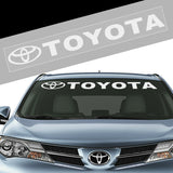 Toyota Windshield Rear Window Bumper Banner Side Outline Vinyl Decal Sticker