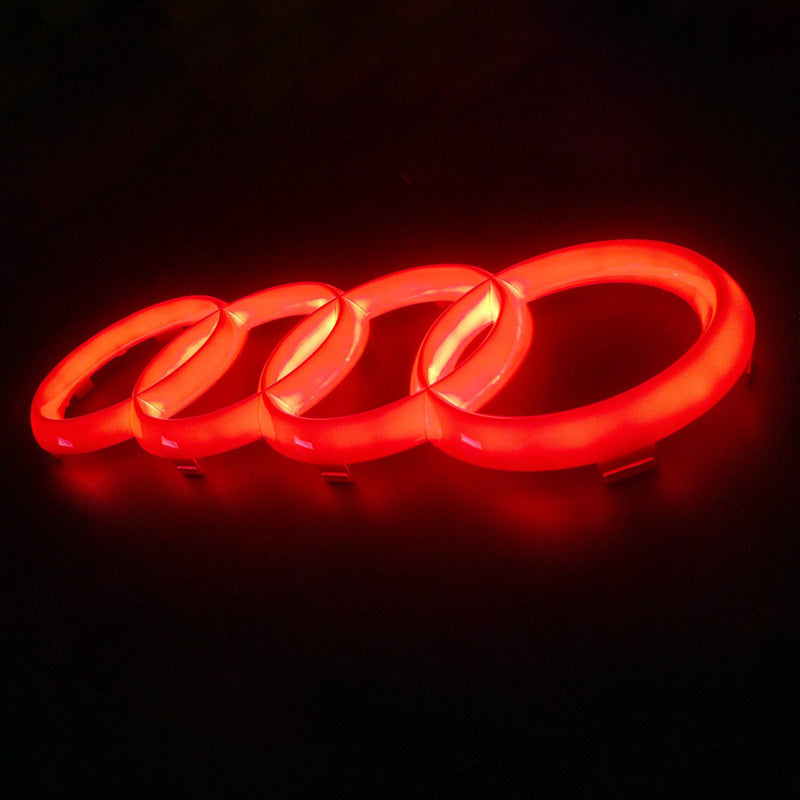 Audi Ringe side decal decal set 225cm (red)